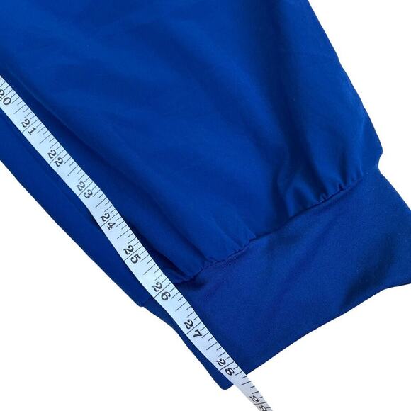 Chico’s Zenergy Woven Jogger Pant Imperial Blue Cargo Pockets Lightweight Casual - Picture 14 of 16